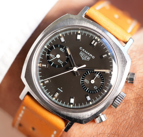 1970s Heuer Camaro Chronograph, GMT Master Time, and 11.404