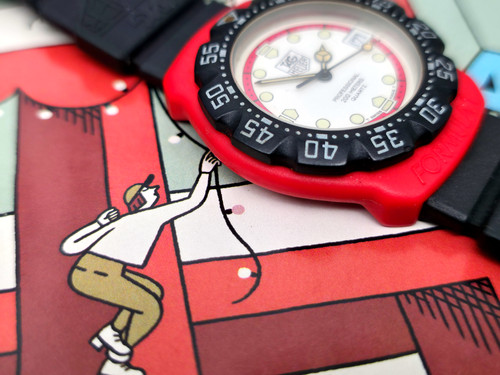 Full-Size 1989 TAG Heuer Formula 1 Ref. 385.513/1 Dive Watch | DC