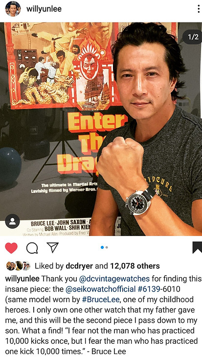 DC Vintage Watches, Will Yun Lee, and Seiko Bruce Lee
