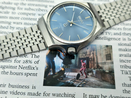 1978 Seiko 7123-7000 SilverWave Dive Watch, w/Original Bracelet