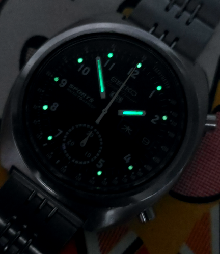 Japanese Air Self Defense Force Pilot-Issued 1973 Seiko 6139-7012