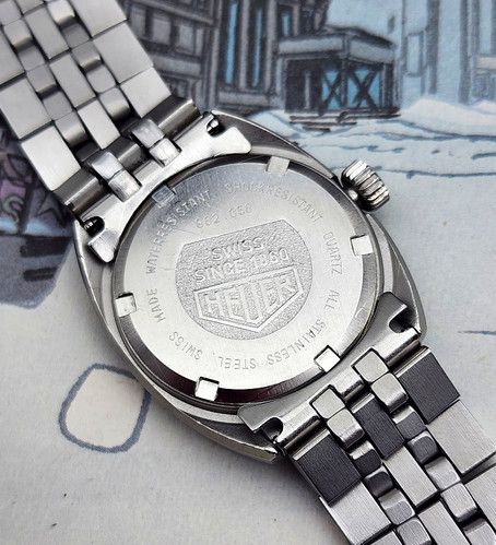1984 Heuer Ref. 982.058 Pewter Womens Diver | DC Vintage Watches