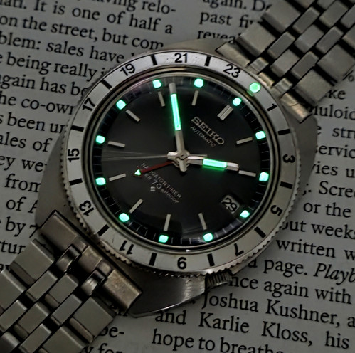 1969 Seiko 6117-8000 Navigator Timer GMT Automatic | DC Vintage