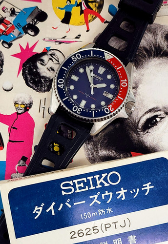 SEIKO 2625-001B セイコー レトロ 貴重 ダイバーズ ペプシ セイコー ダイバー 150m レディース 2625-001B ペプシベゼル