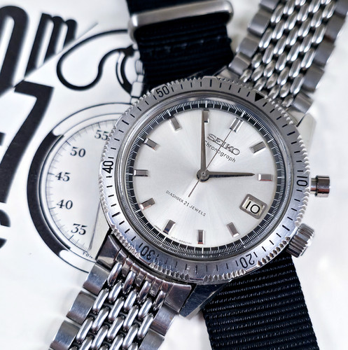 1964 Seiko 5717-8990 Mono-Pusher Olympic Chronograph | DC Vintage