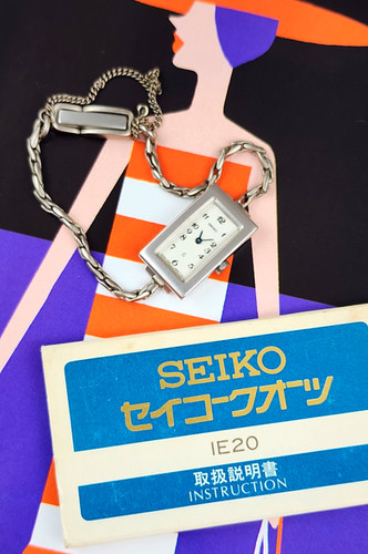 1986 Seiko 1E20-3B90 Womens Dress Watch, w/Original