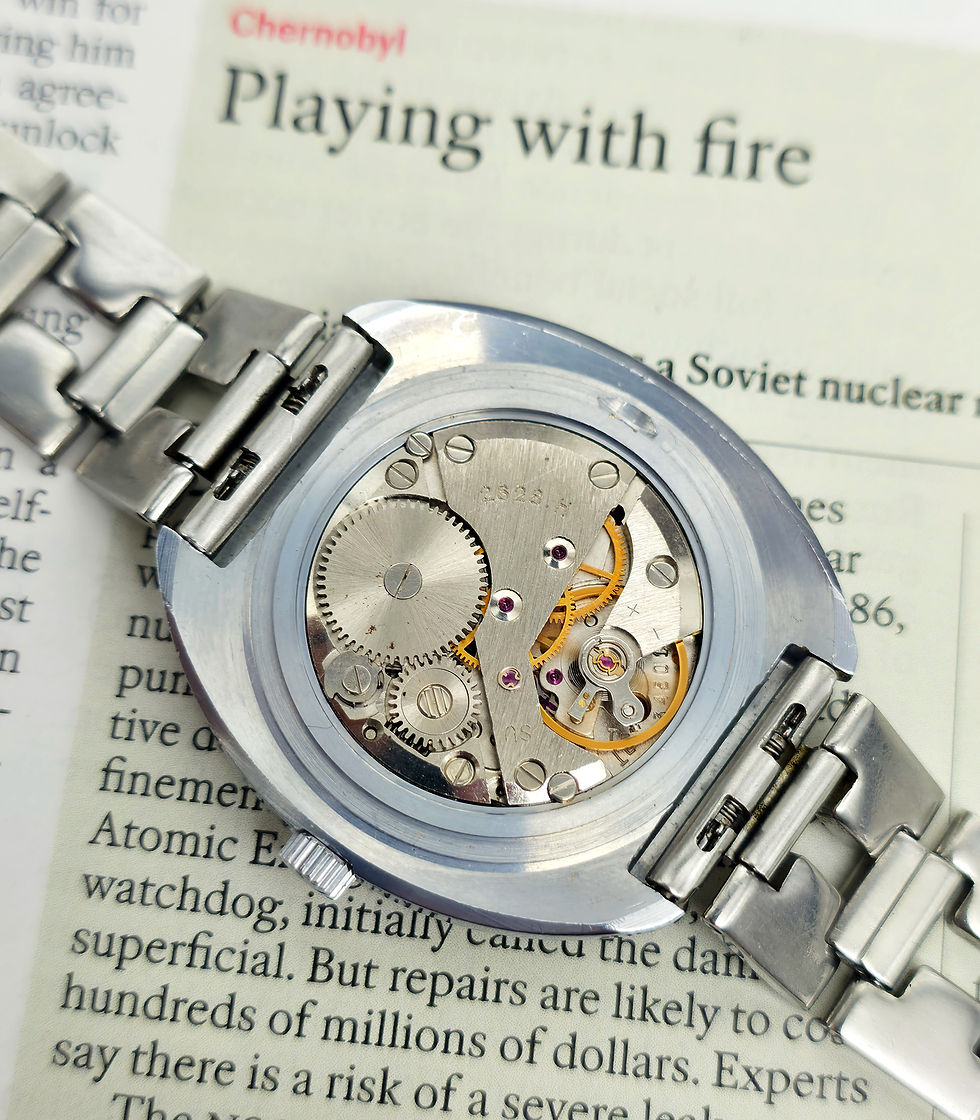 Thumbnail: Near NOS Cold War-Era 1980's Raketa "Big Zero" Mechanical Watch