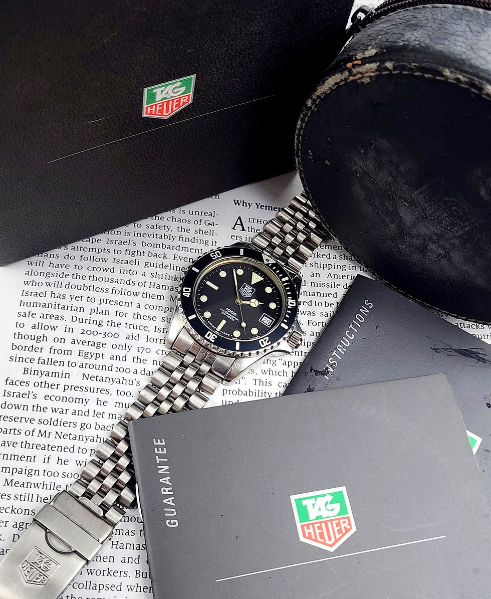 Thumbnail: 1985 TAG Heuer 1000 Ref. 980.013B Diver, w/Boxes & Papers