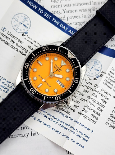 SEIKO 6458-600A　クォーツ JA-0782| セイコー 6458-600A オレンジダイバー 150M クオーツ