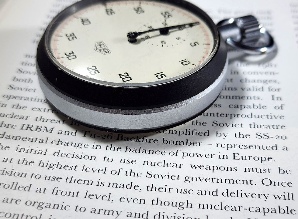 Thumbnail: U.S. Civil Defense-Issued 1960s Heuer Ref. 403.201 1/5 Second Stopwatch