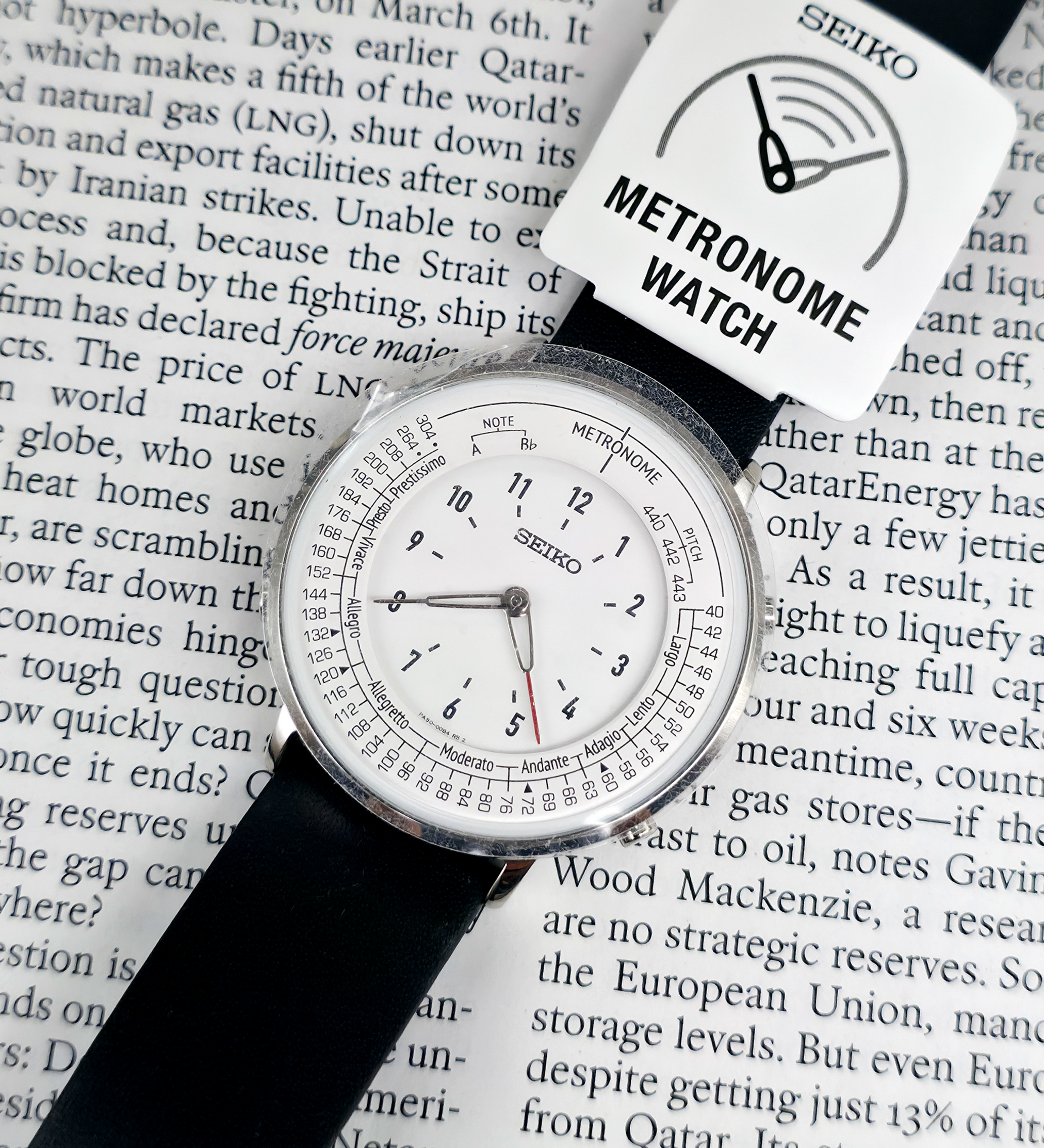 Full Set, New-In-Box JDM 2022 Seiko SMW006A Metronome Watch