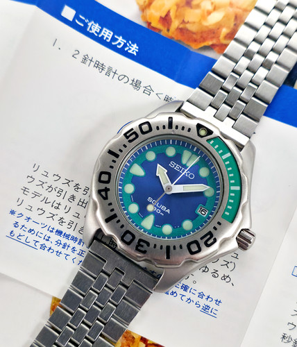 1994 Seiko 7N35-6A10 SCUBA 200m Dive Watch | DC Vintage Watches