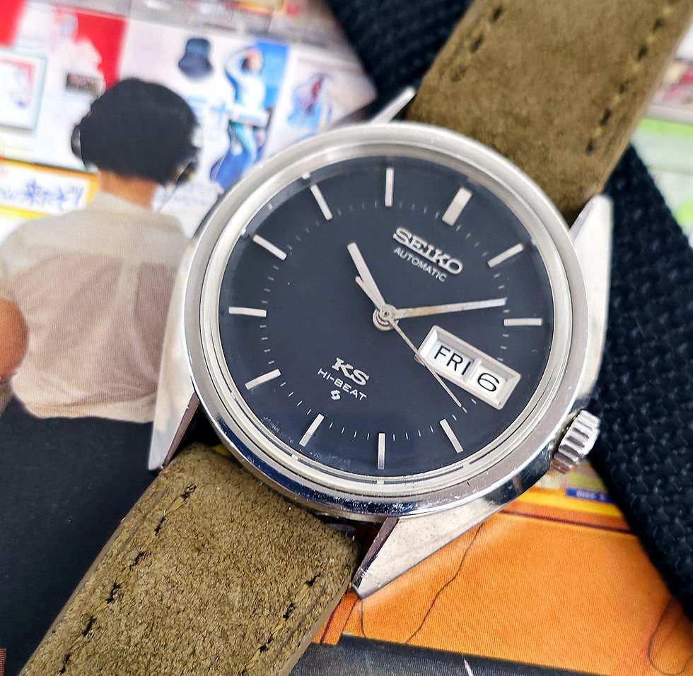 Thumbnail: Full Set 1971 King Seiko 5626-7110 Automatic Dress Watch
