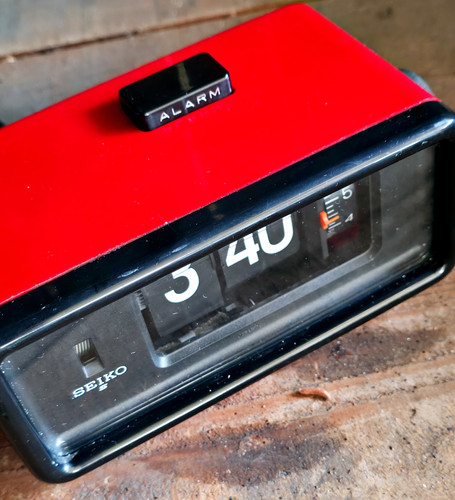 〇Nc左1049 昭和レトロ セイコー デジタルクロック DP606 1970s Seiko DP 692 Flip Clock, w/U.S. Current Adapter | DC Vintage