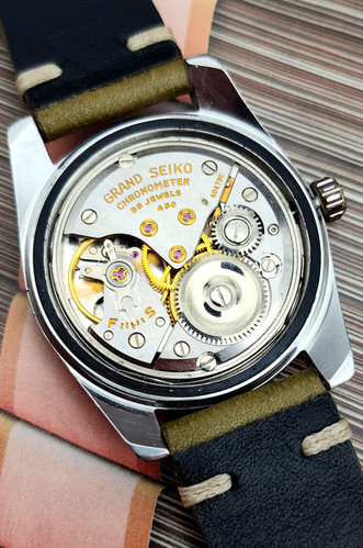 White Gold 1964 Grand Seiko 43999 (57GS) Special Dial Chronometer