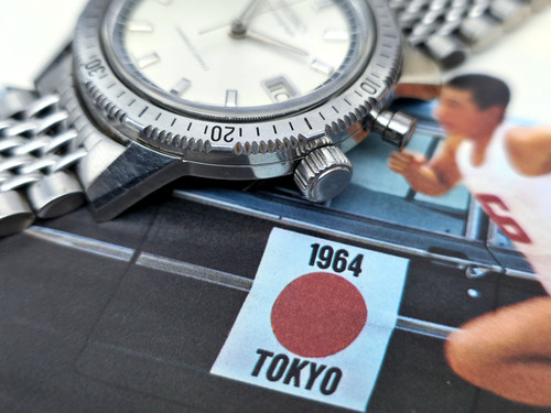 1964 Seiko 5717-8990 Mono-Pusher Olympic Chronograph | DC Vintage