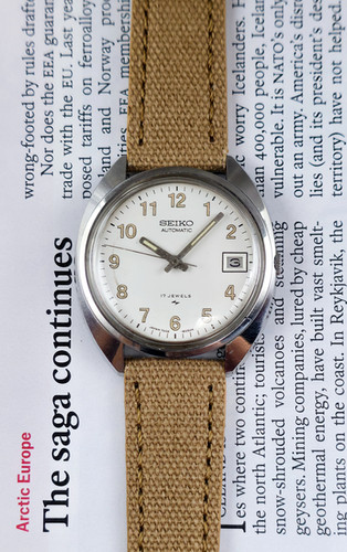 1969 Seiko 7005-8030 White Arabic Automatic Sport Diver | DC
