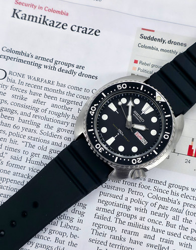 ako..様 1976 Seiko 6306-8000 SilverWave Automatic Dive Watch | DC Vintage