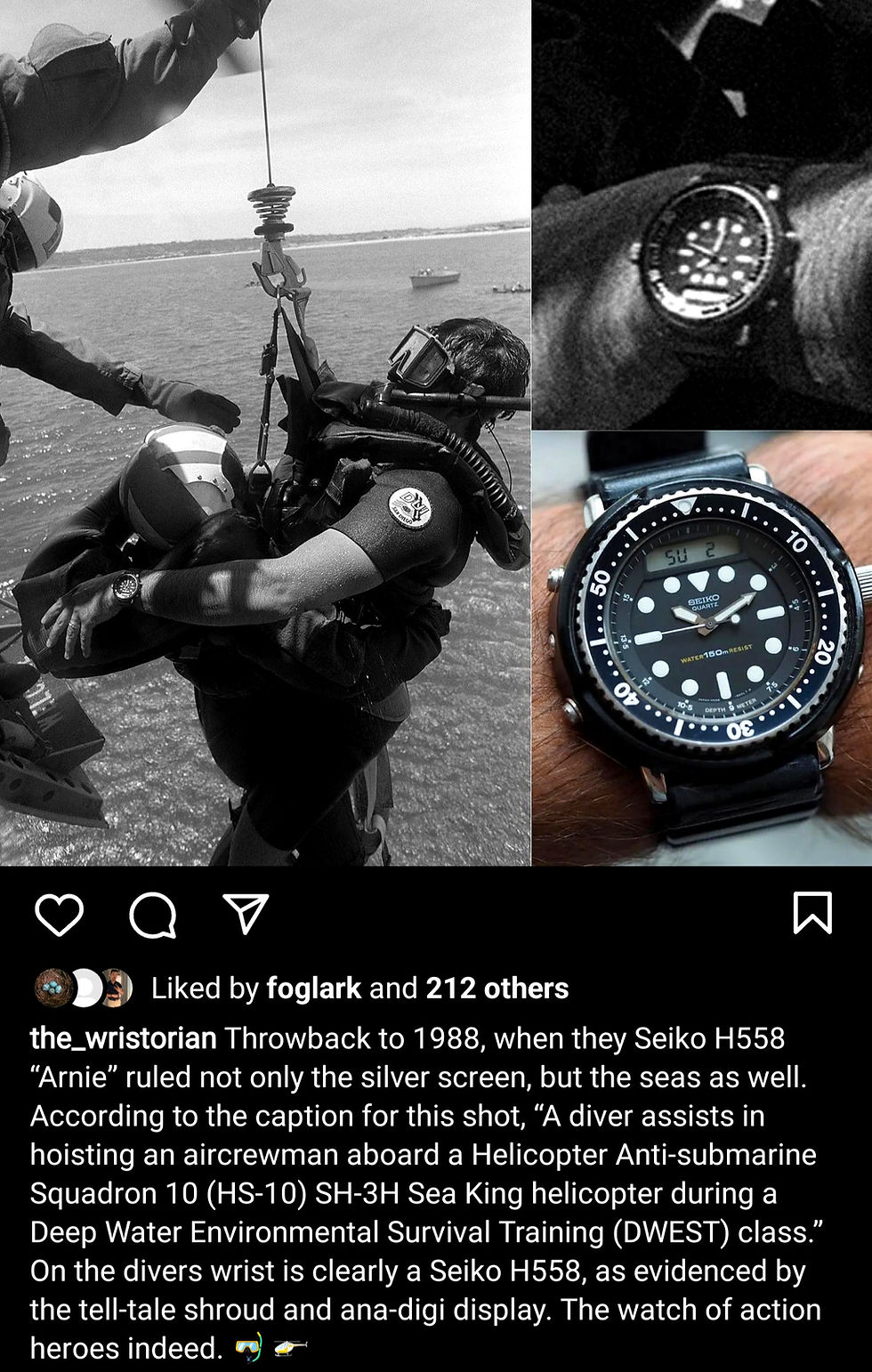 Thumbnail: 1982 Seiko H558-500A "Arnie," Orange Dial JDM Variant
