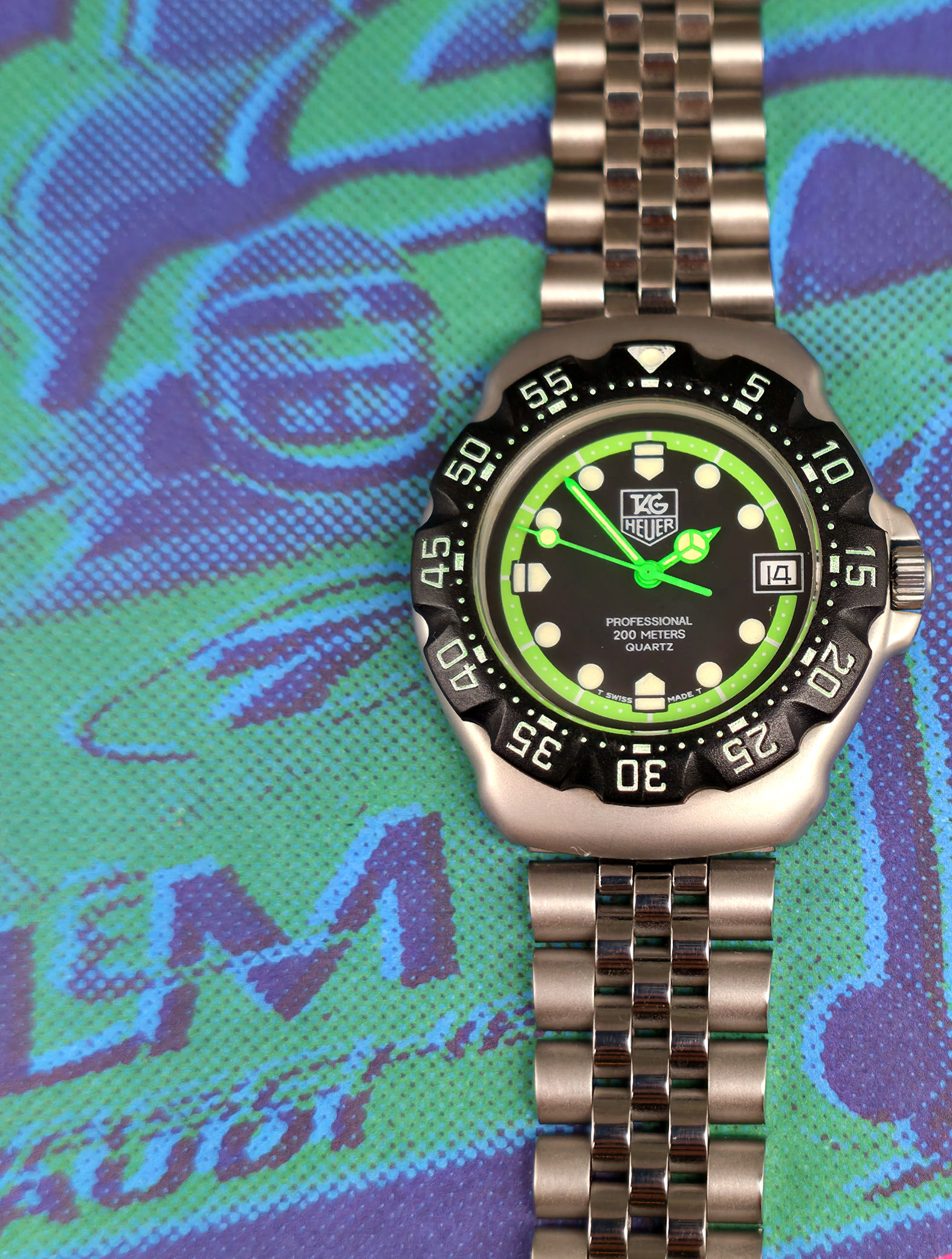 Full-Size 1991 TAG Heuer Formula 1 Ref. 375.513 Diver
