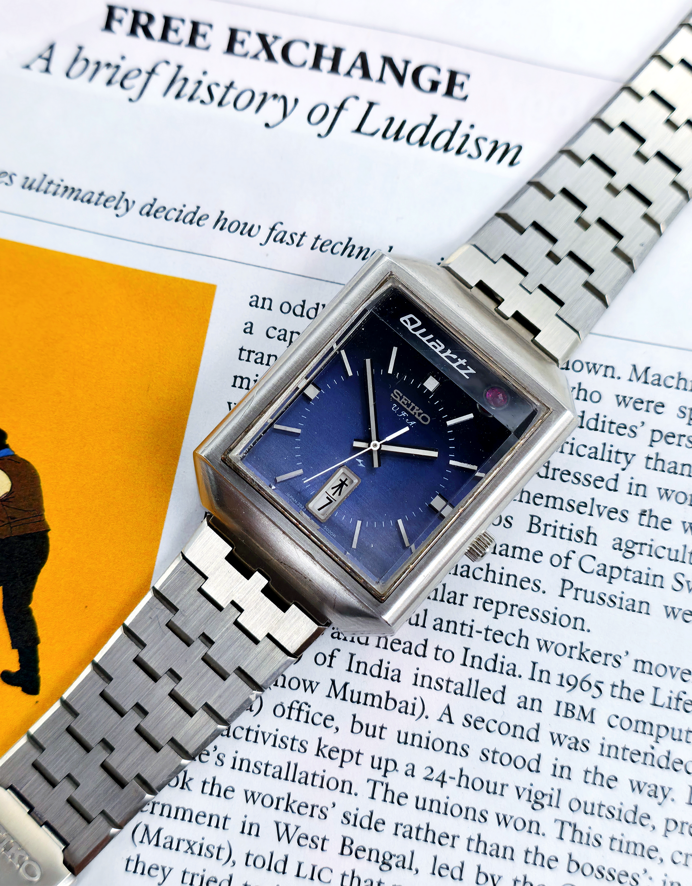 Gradient 1973 Seiko V.F.A. 3923-5010 Watch