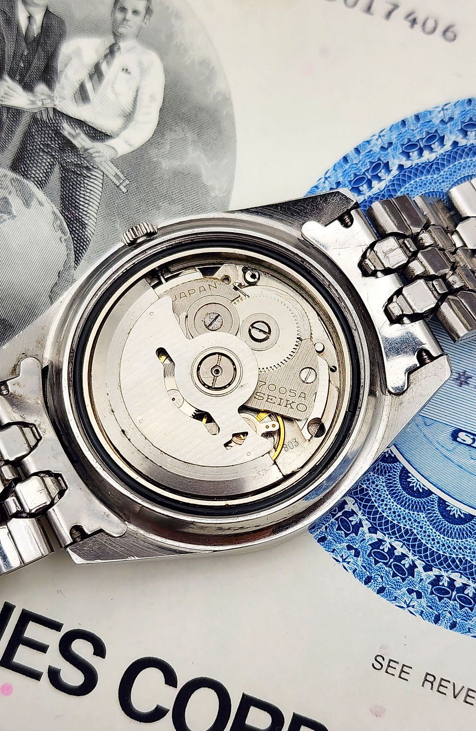 Thumbnail: 1973 Seiko 7005-8062 Deep Blue Sport Diver Automatic