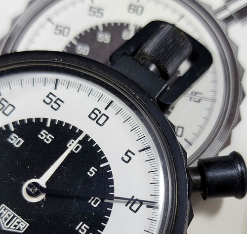 1974 Heuer Ref. 508.901 1/5 Second Military Stopwatch | DC Vintage