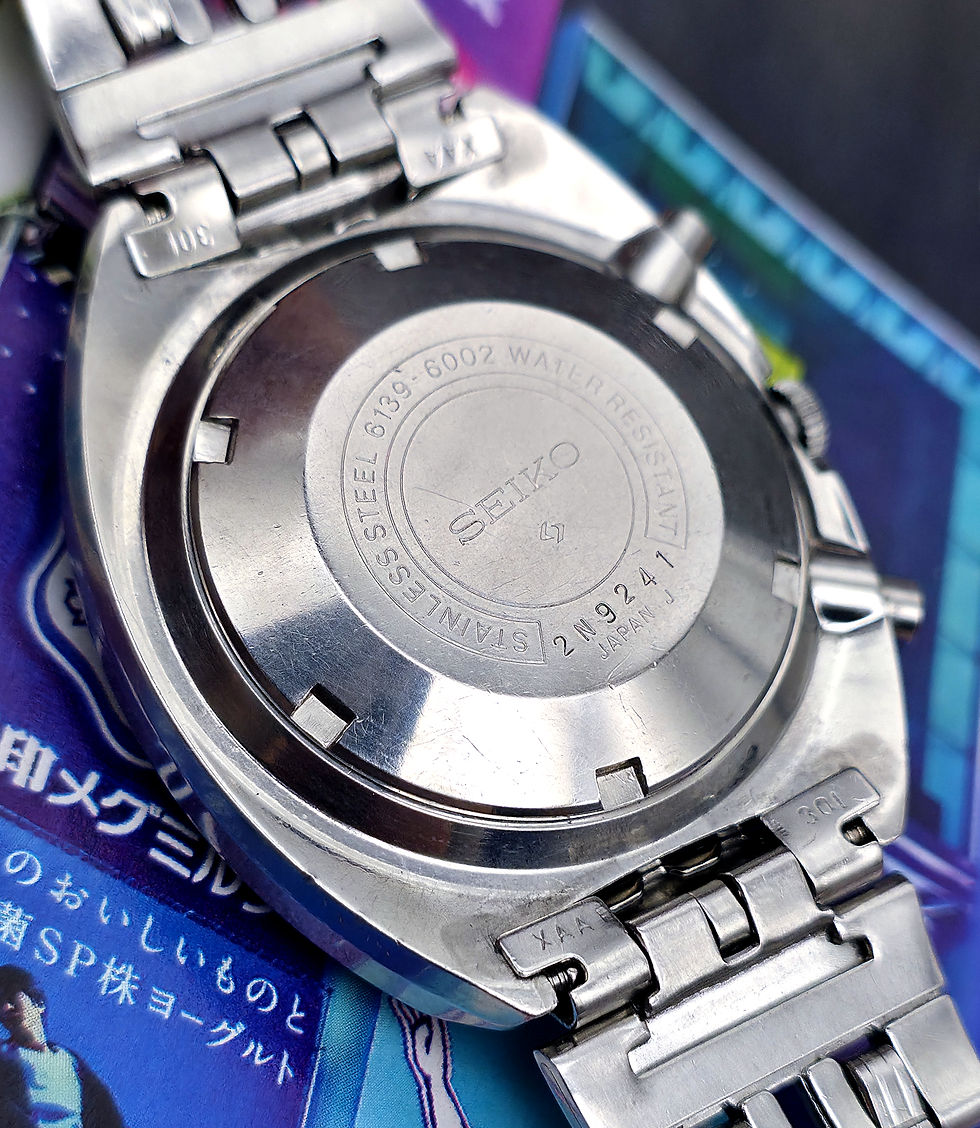 Thumbnail: Full Set 1972 Seiko 6139-6002 "Teal Sunrise" Automatic Chronograph