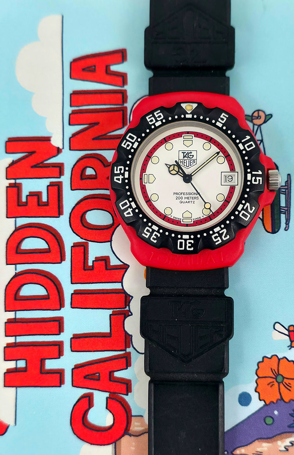 Full-Size 1991 TAG Heuer Formula 1 Ref. 385.513/1 Diver, w