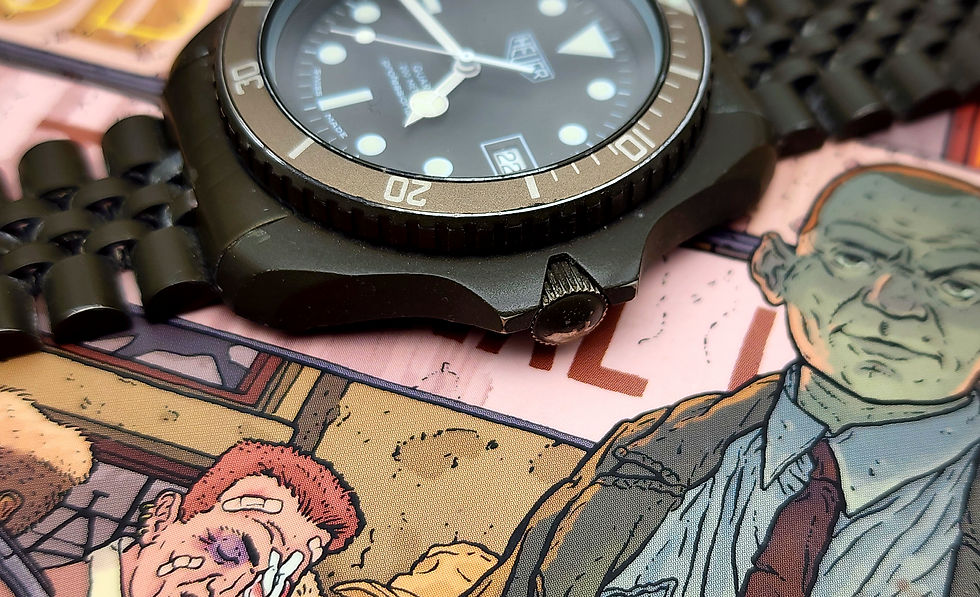 Thumbnail: 1983 Heuer Ref. 981.006 Military Olive PVD Dive Watch
