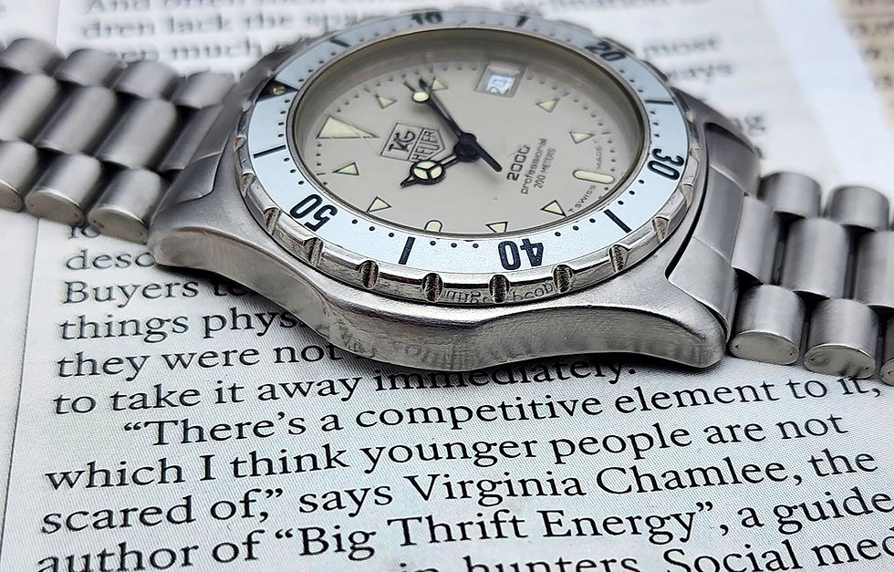 Thumbnail: 1985 TAG Heuer 2000 Ref. 972.013 Dive Watch, w/Original Bracelet