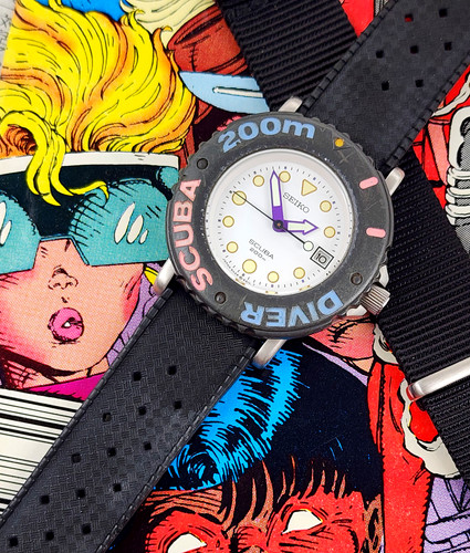 1989 Seiko 5H25-6A1B SCUBA 200 Dive Watch | DC Vintage Watches