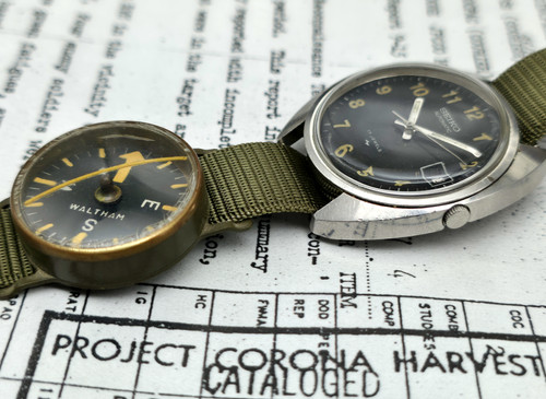 MACV-SOG 1969 Seiko 7005-8030 Automatic Diver, w/Waltham Military
