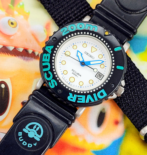 1989 Seiko 5H25-6A1A SCUBA 200 Dive Watch | DC Vintage Watches