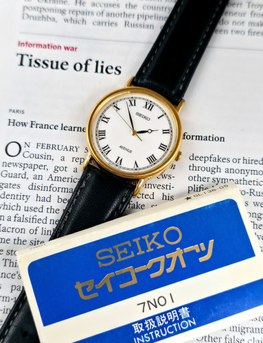 SEIKO ladies dress 6個セット Gold 1996 Seiko 7N01-6D30 