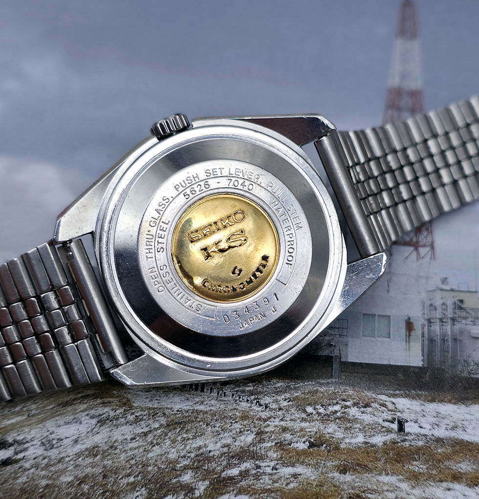 Thumbnail: 1970 King Seiko 5626-7040 Automatic Chronometer Dress Watch