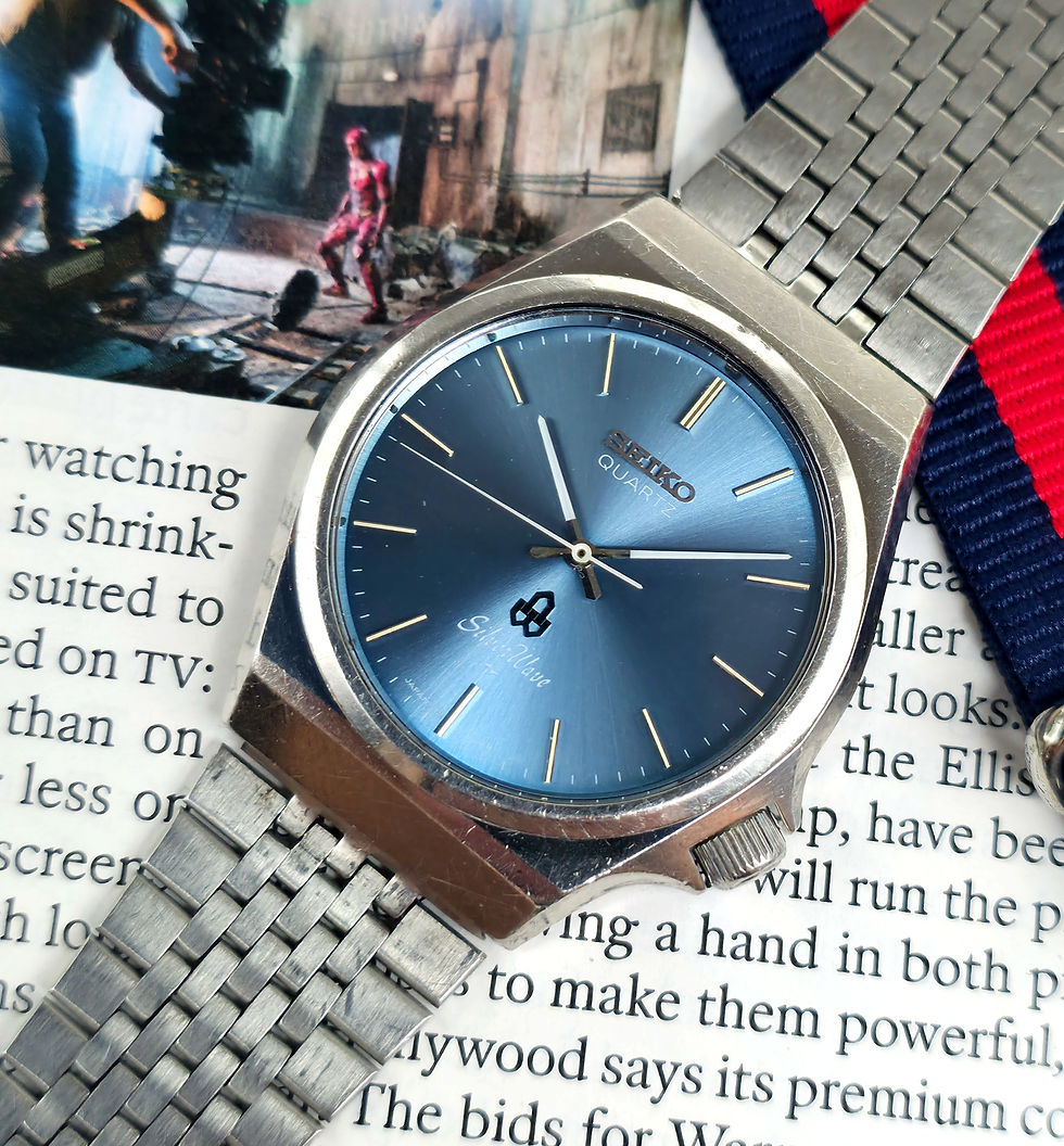 Thumbnail: 1978 Seiko 7123-7000 SilverWave Dive Watch, w/Original Bracelet