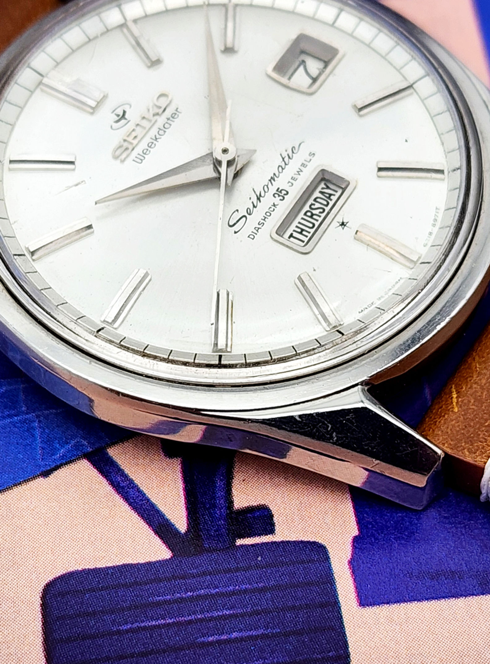 1964 Seiko 6218-8971 Weekdater Automatic Dress Watch | DC Vintage
