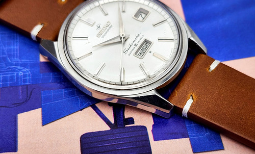 1964 Seiko 6218-8971 Weekdater Automatic Dress Watch | DC Vintage
