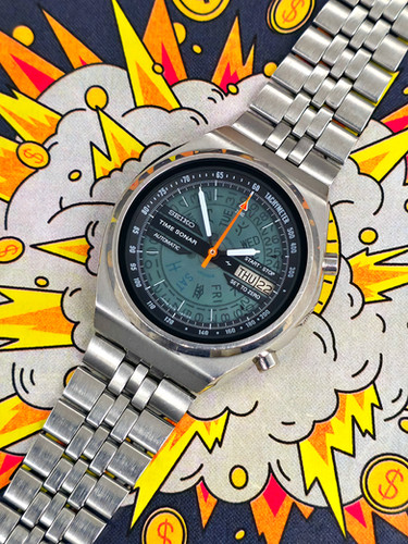 1970's Seiko 7015-6010 Time Sonar Automatic Chronograph | DC