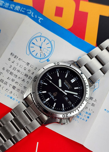 1978 Seiko 7546-606A SilverWave Dive Watch, w/Instructions | DC