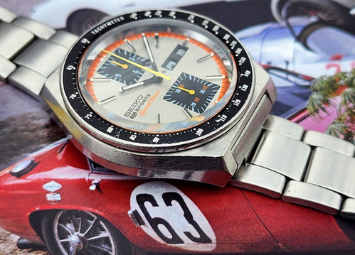 サケ プレメモ 1973 Seiko 6138-0030 JDM SpeedTImer 