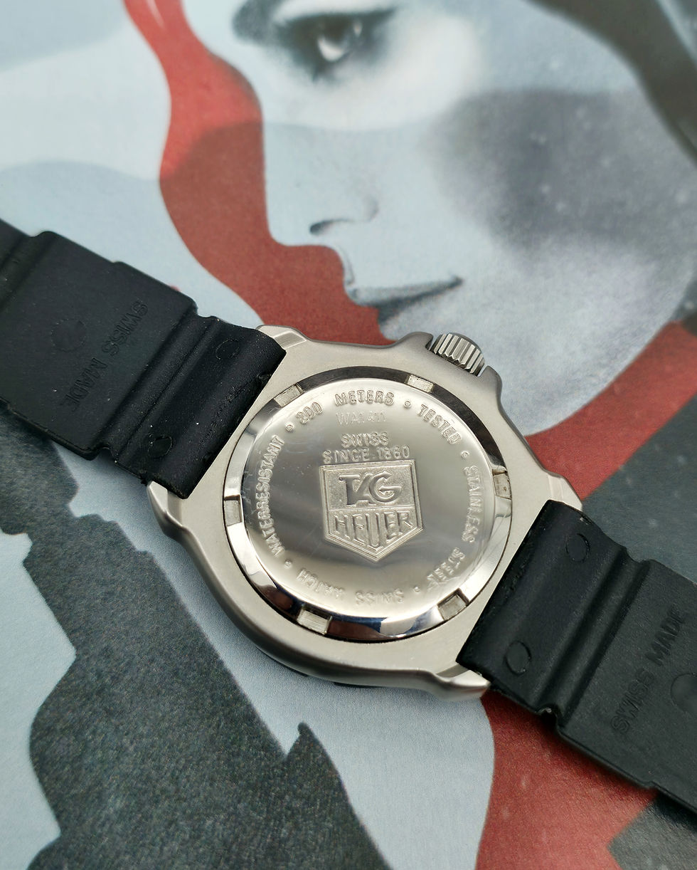 Thumbnail: Full Lume 1995 TAG Heuer Formula 1 Ref. WA1411 Womens Diver