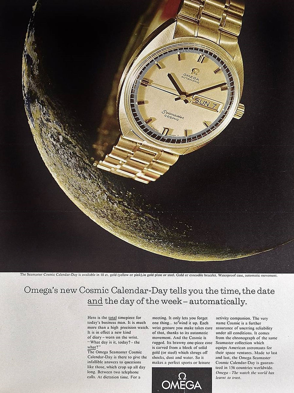 Thumbnail: Late 1960's Omega Seamaster Cosmic Ref. 166.036 Automatic Dress Watch