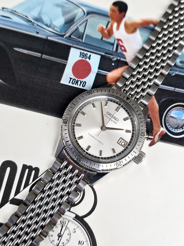 manao 1964 Seiko 5717-8990 Mono-Pusher Olympic Chronograph | DC Vintage