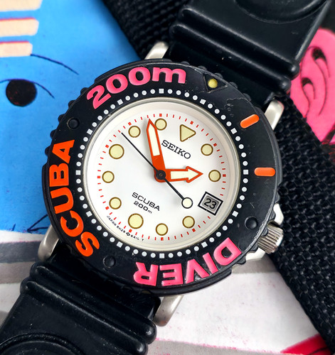 1989 Seiko 5H25-6A1C SCUBA 200 Dive Watch | DC Vintage Watches