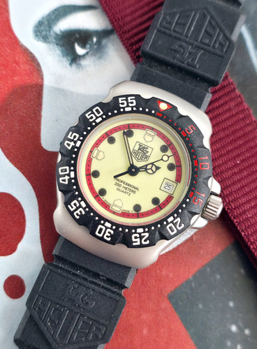 Full Lume 1995 TAG Heuer Formula 1 Ref. WA1411 Womens Diver | DC