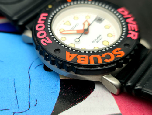 1989 Seiko 5H25-6A1C SCUBA 200 Dive Watch | DC Vintage Watches