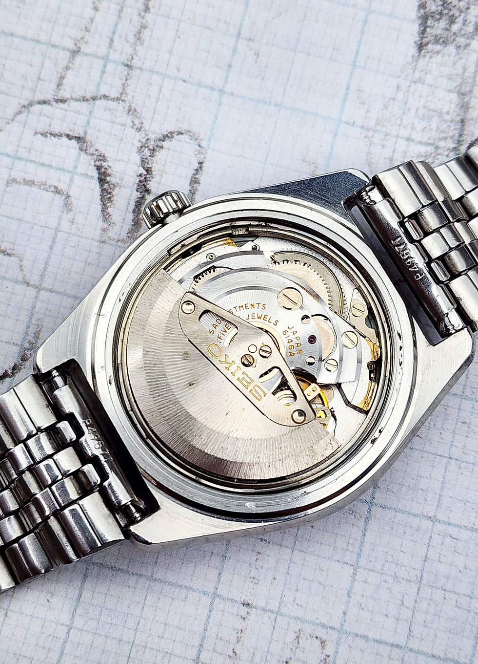 Thumbnail: Hi-Beat 1969 Grand Seiko 6146-8000 Automatic Watch