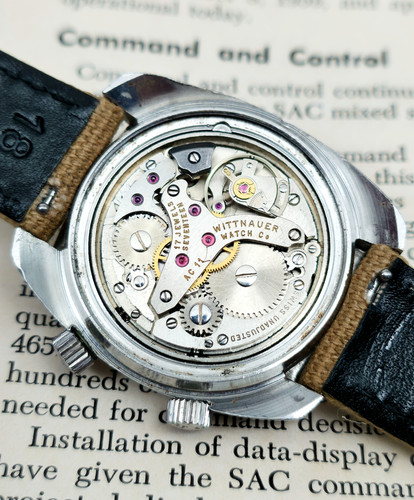 1960s Wittnauer Ref. HB-0494 Mechanical Alarm Watch | DC Vintage
